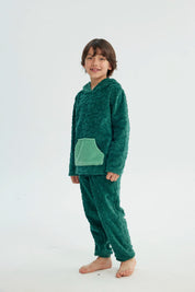 Pijama Niño Polera Y Pantalón Verde