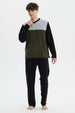Pijama Hombre Pijama Polera Y Pantalón Negro