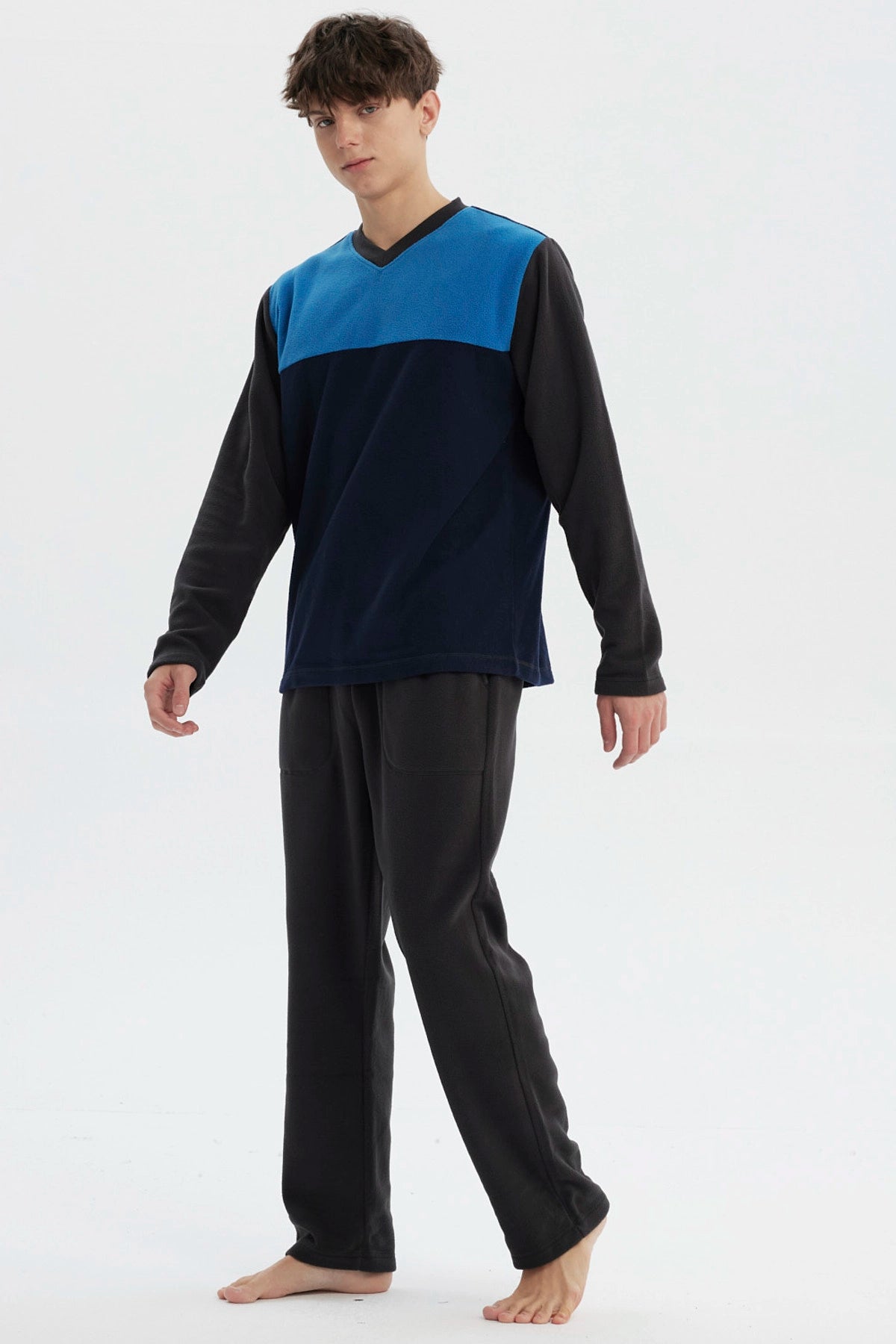 Pijama Hombre Pijama Polera Y Pantalón Marengo
