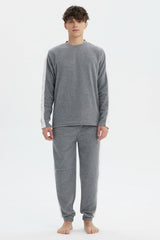 Pijama Hombre Pijama Gris Melange