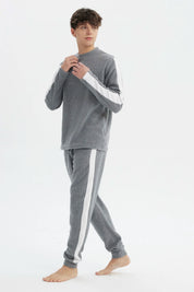 Pijama Hombre Pijama Gris Melange