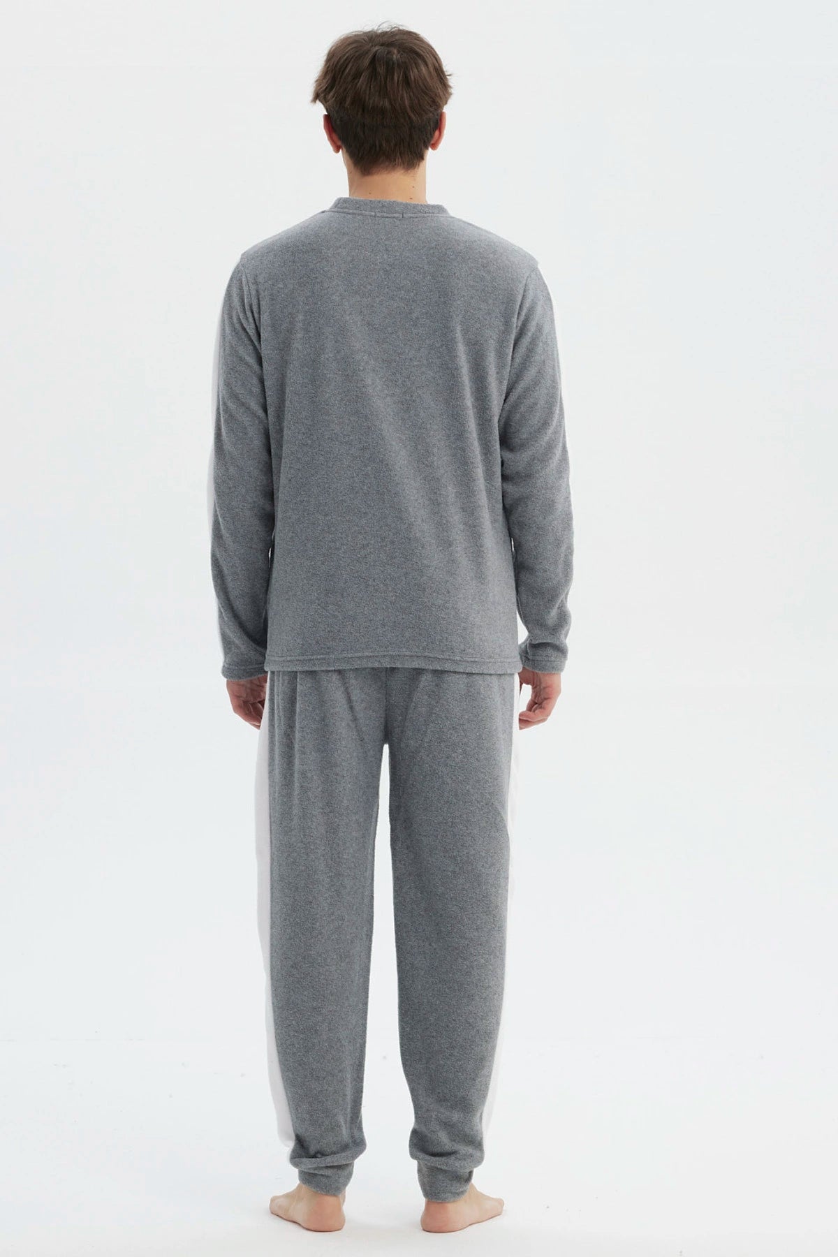 Pijama Hombre Pijama Gris Melange