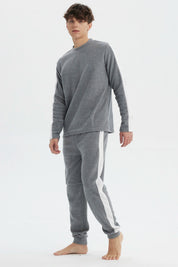 Pijama Hombre Pijama Gris Melange