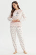 Pijama Mujer Pijama Polera Y Pantalón Rosado
