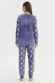 Pijama Mujer Pijama Polera Y Pantalón Lila