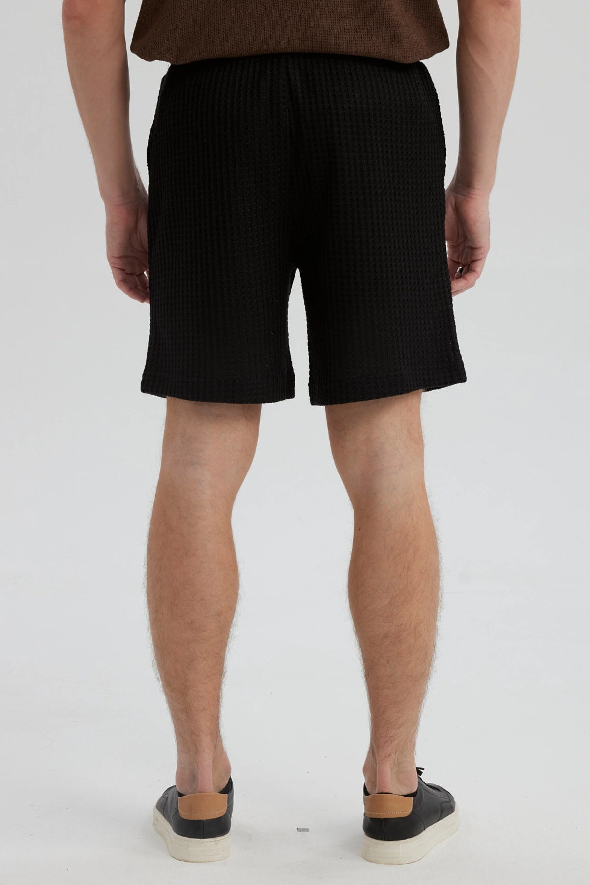 Bermuda Hombre Calce Recto Negro