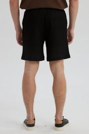 Bermuda Hombre Calce Recto Negro
