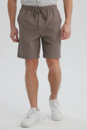 Bermuda Hombre Calce Recto Gris