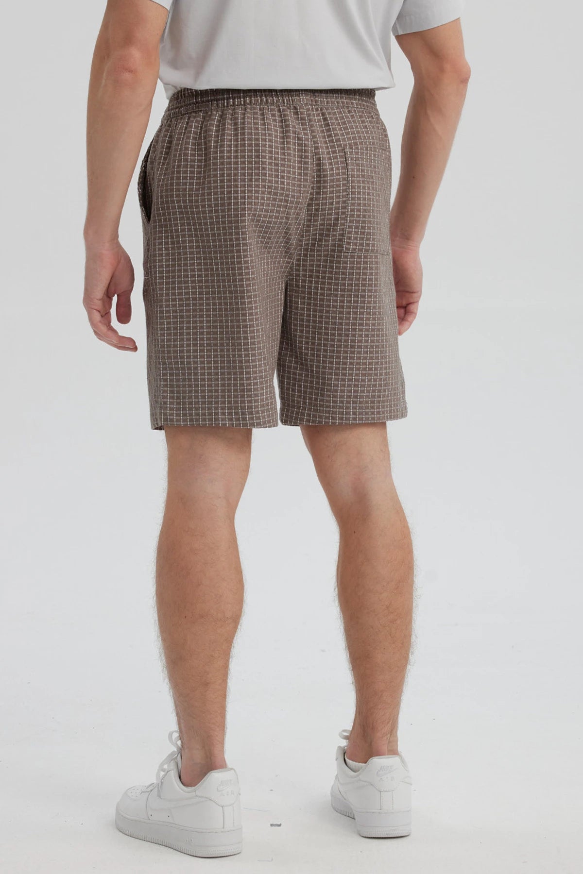 Bermuda Hombre Calce Recto Gris