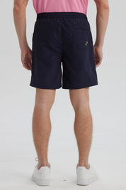 Short de Baño Hombre Liso Azul Marino