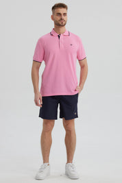 Short de Baño Hombre Liso Azul Marino