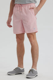 Short de Baño Hombre Liso Rosado