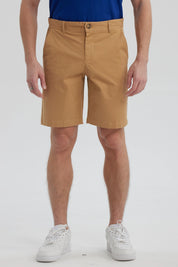 Bermuda Hombre Chino Básico Camel
