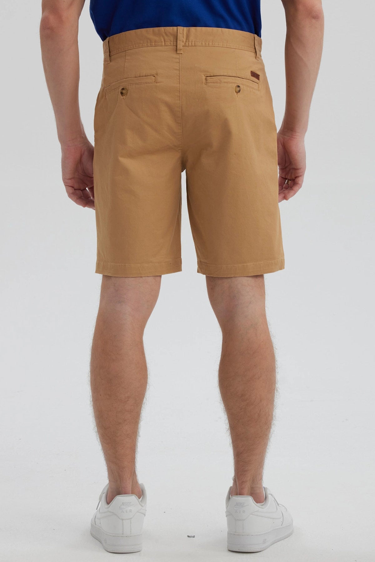 Bermuda Hombre Chino Básico Camel