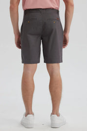 Bermuda Hombre Chino Básico Gris