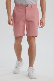 Bermuda Hombre Chino Básico Malva