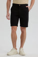 Bermuda Hombre Chino Básico Negro