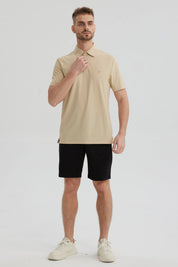 Bermuda Hombre Chino Básico Negro