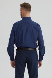 Camisa Hombre Fantasía Azul