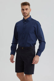 Camisa Hombre Fantasía Azul Marino