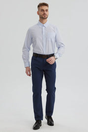 Camisa Hombre Fantasía Celeste