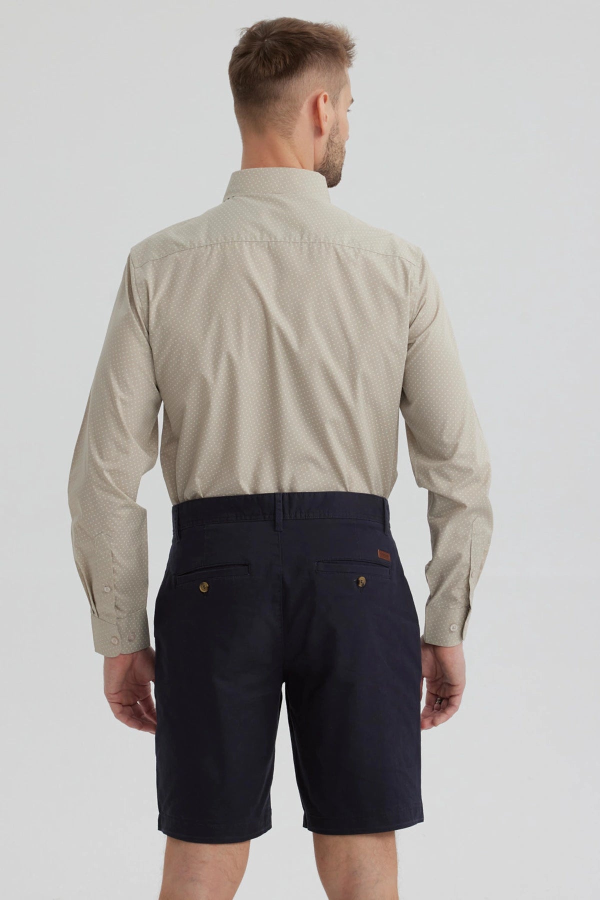 Camisa Hombre Fantasía Gris