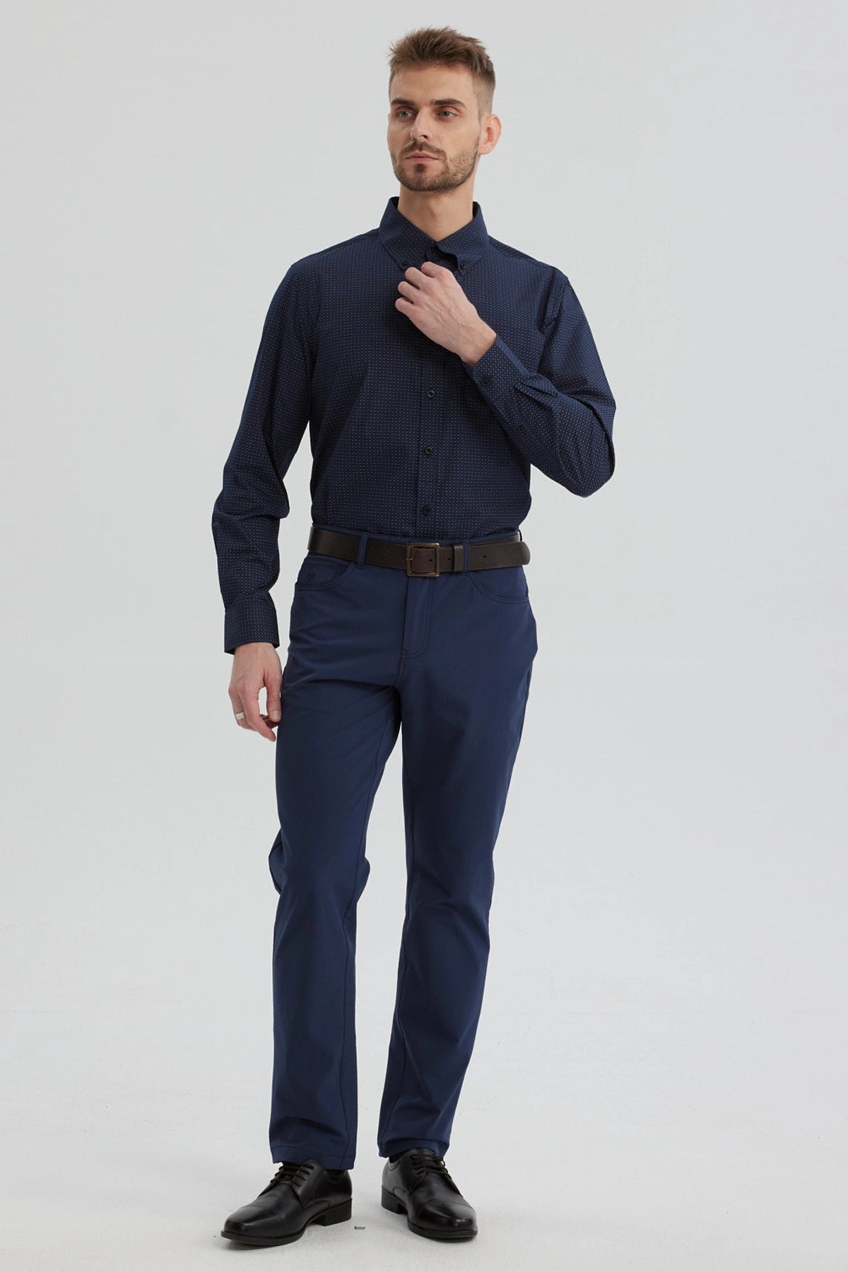 Camisa Hombre Fantasía Negro