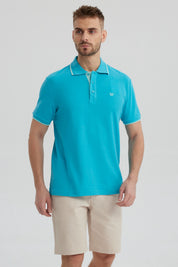 Polera Hombre Pique Básica Lisa Calipso