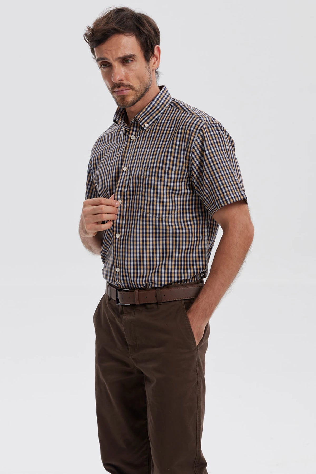 Camisa Hombre Rapport Regalo Amarillo