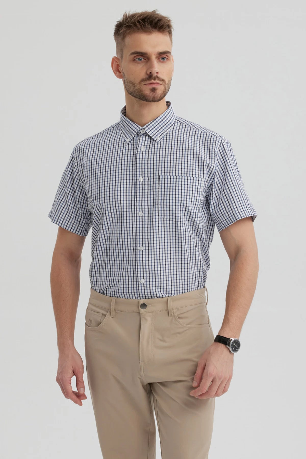 Camisa Hombre Rapport Regalo Azul