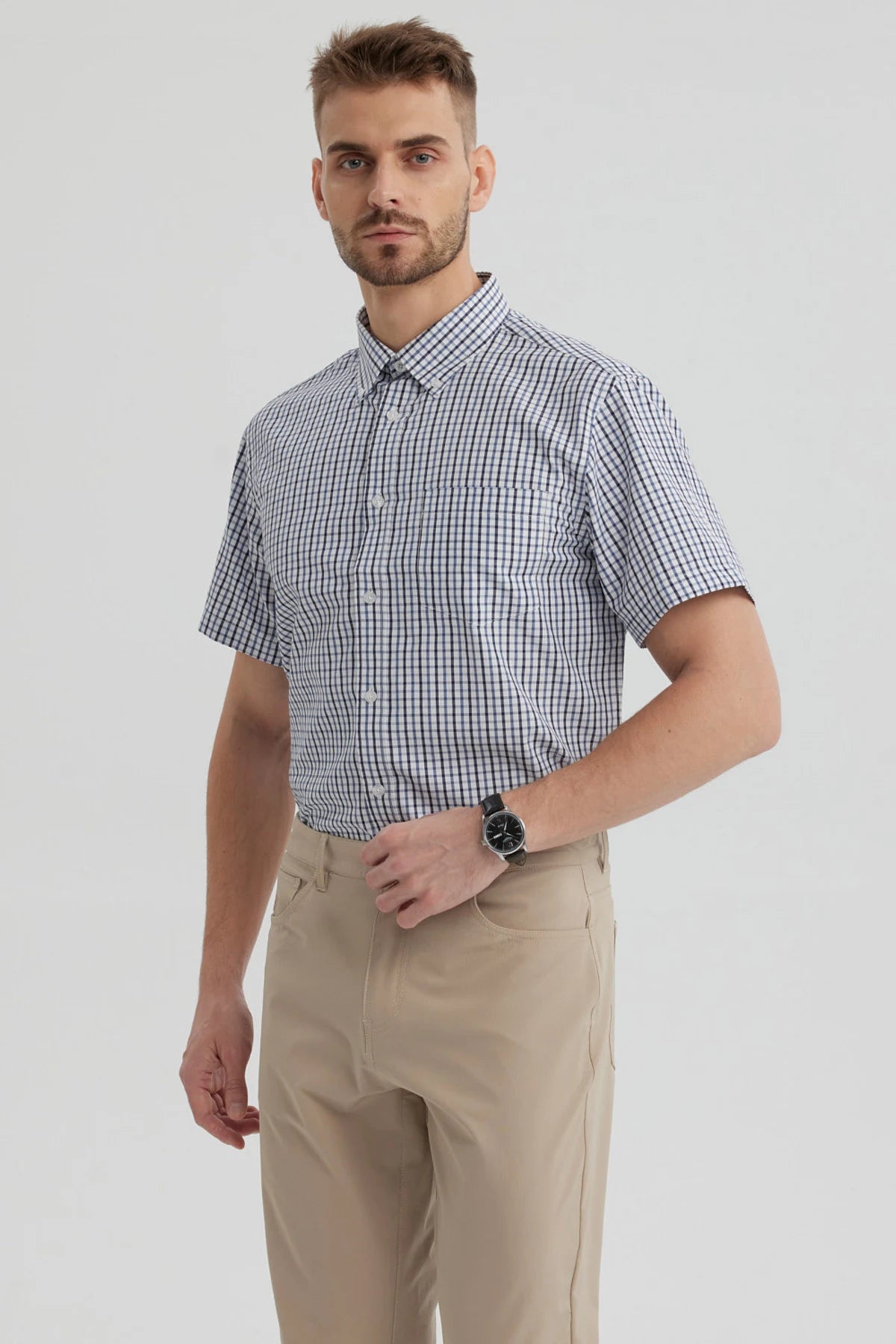 Camisa Hombre Rapport Regalo Azul