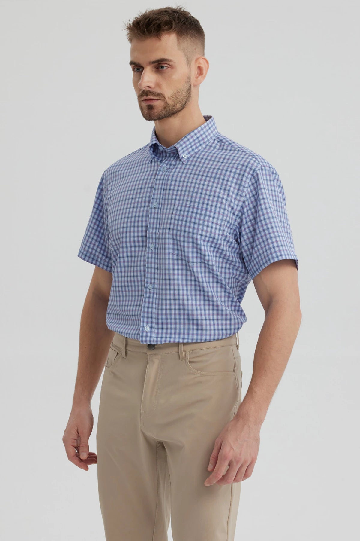 Camisa Hombre Rapport Regalo Azul Denim