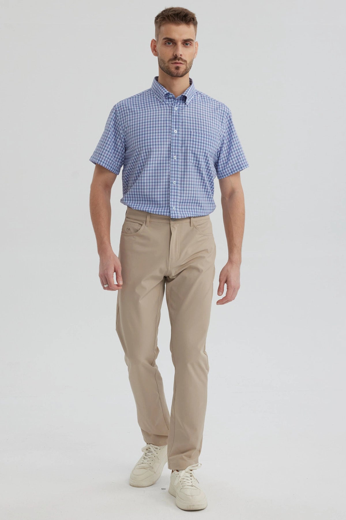 Camisa Hombre Rapport Regalo Azul Denim