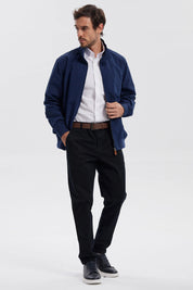 Chaqueta Hombre Full Zipper Azul Marino