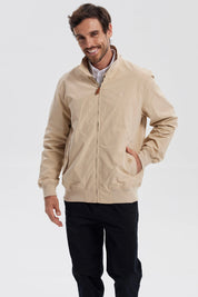 Chaqueta Hombre Full Zipper Caqui