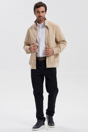 Chaqueta Hombre Full Zipper Caqui
