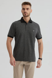 Polera Hombre Con Contraste Negro