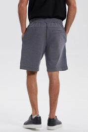 Bermuda Hombre Con Cordón Y Bolsillo Azul Marino