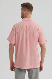 Camisa Hombre Lisa Rosado