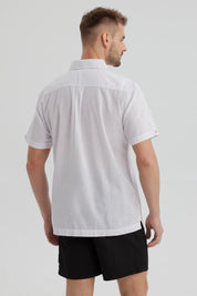 Camisa Hombre Lisa Blanco