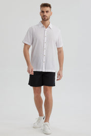 Camisa Hombre Lisa Blanco