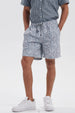Short de Baño Hombre Print Gris