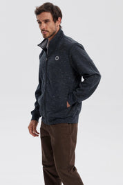 Polerón Hombre Full Zipper Marengo