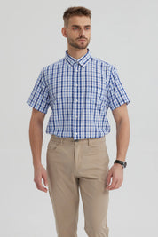 Camisa Hombre Rapport Regalo Azulino