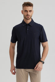 Polera Hombre Técnica Azul Marino