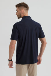 Polera Hombre Técnica Azul Marino