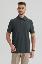 Polera Hombre Técnica Verde