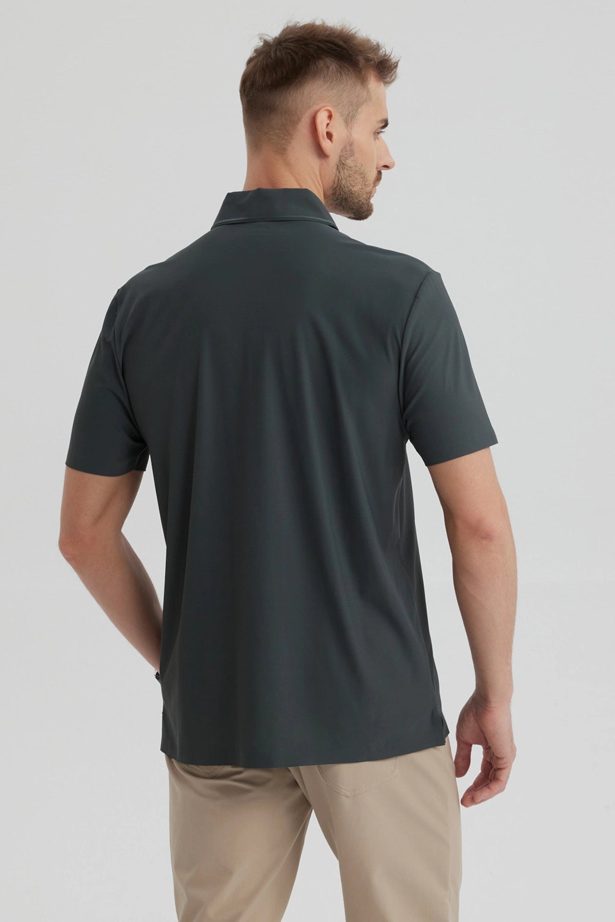Polera Hombre Técnica Verde