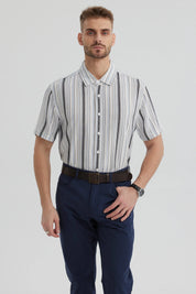 Camisa Hombre Regular Viscosa Blanco