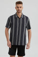 Camisa Hombre Regular Viscosa Negro